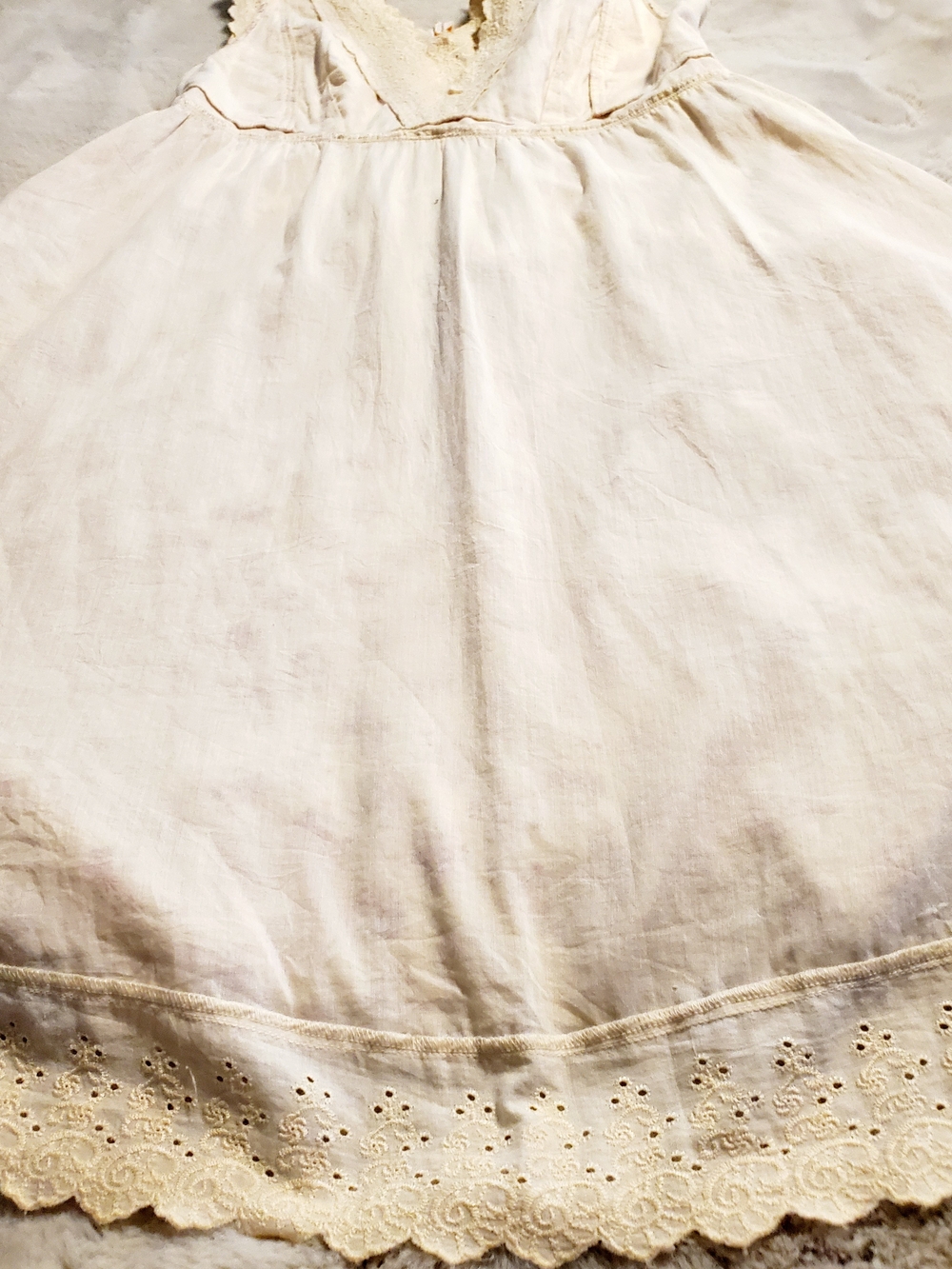 Maeve Cottagecore Floral Cotton Dress Lace Trim Pockets Prairie Coquette Size S - Picture 11 of 13